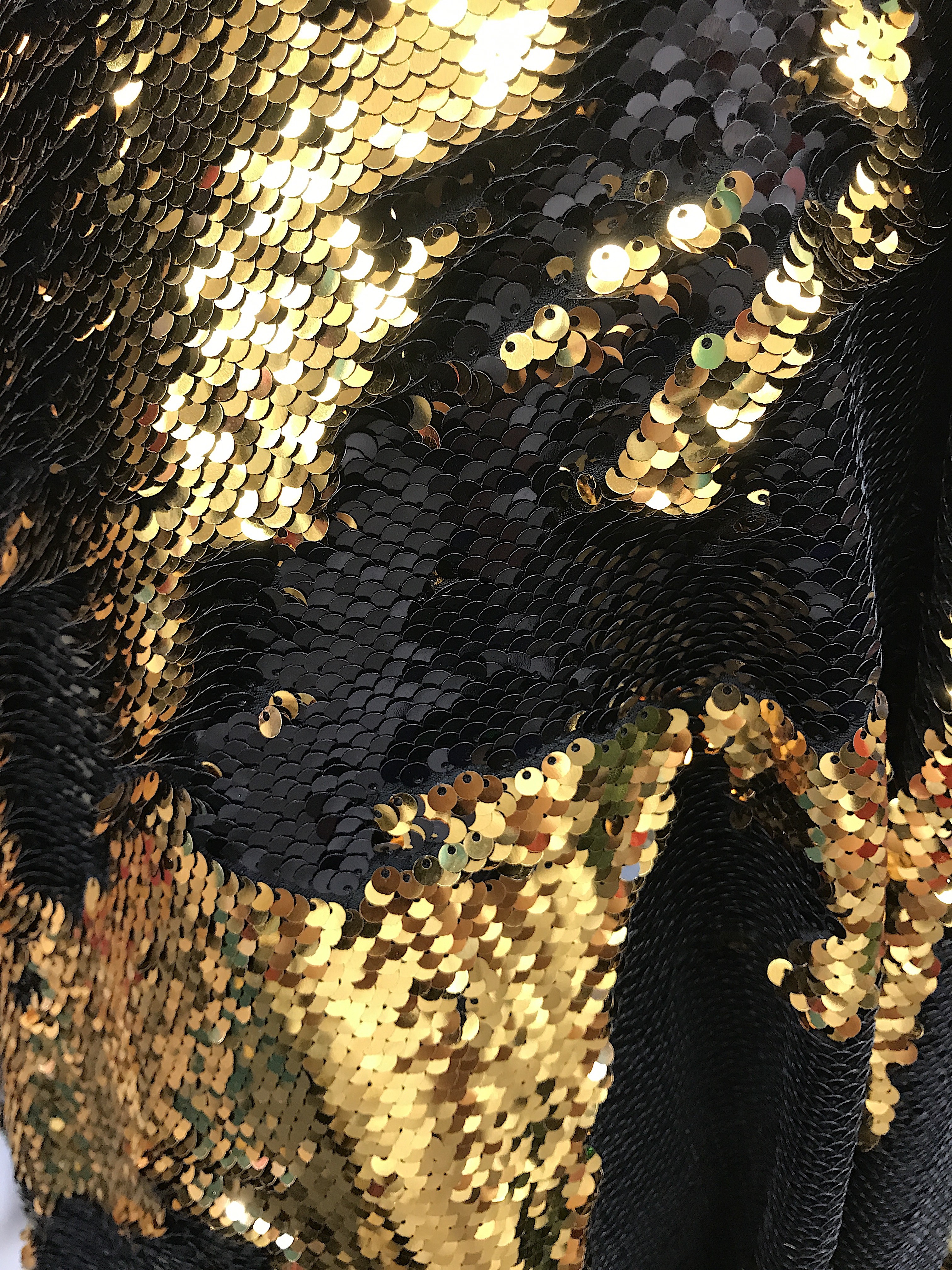 Black Large Paillette Sequins By The Yard - J S International Textile